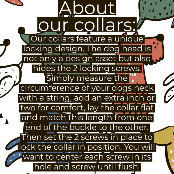 Plaid, Waterproof canvas,  Quick Release Dog collar - Picture 5 of 10